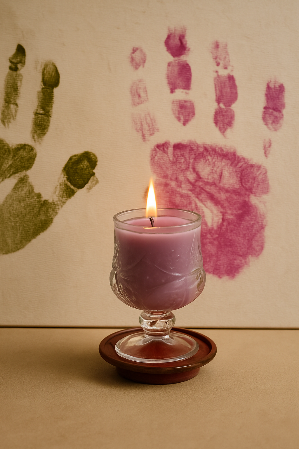 Hand-Poured Lavender Glow Candle